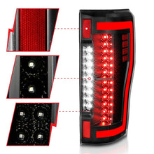 Load image into Gallery viewer, ANZO 2017+ Ford F-250 LED Taillights - Black/Clear Tail Lights ANZO