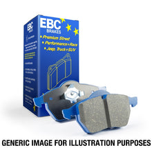 Load image into Gallery viewer, EBC 12-13 Porsche Panamera (Cast Iron only) 3.0 SC Hybrid Bluestuff Rear Brake Pads Brake Pads - Racing EBC