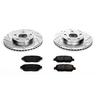 Load image into Gallery viewer, Power Stop 02-06 Toyota Camry Front Z23 Evolution Sport Brake Kit Brake Kits - Performance D&S PowerStop