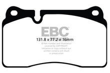 Load image into Gallery viewer, EBC 11-14 Audi TT RS 2.5 Turbo Yellowstuff Front Brake Pads Brake Pads - Performance EBC