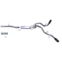 Load image into Gallery viewer, Gibson 10-12 Chevrolet Silverado 1500 Hybrid 6.0L 2.25in Cat-Back Dual Extreme Exhaust - Black Elite Catback Gibson