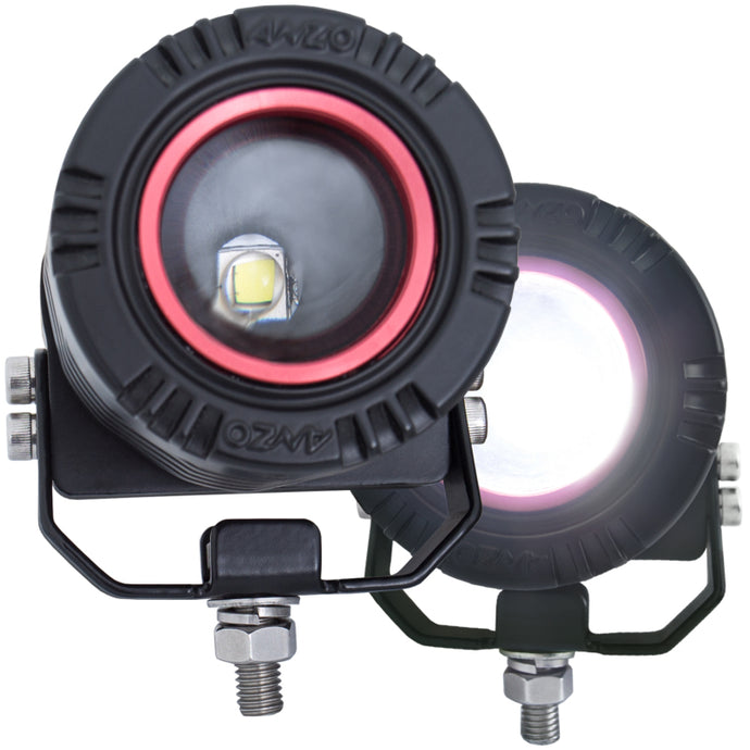 ANZO Universal Adjustable Round LED Light Light Bars & Cubes ANZO   