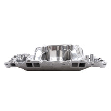Load image into Gallery viewer, Edelbrock SBC Perf Air Gap Manifold Polished Intake Manifolds Edelbrock
