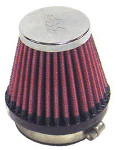 Load image into Gallery viewer, K&N Universal Chrome Filter 2.125 in Flange ID / 3in Base OD / 2in Top OD / 2.75in Height Air Filters - Universal Fit K&N Engineering
