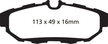 Load image into Gallery viewer, EBC 10-14 Ford Mustang 3.7 Yellowstuff Rear Brake Pads Brake Pads - Performance EBC