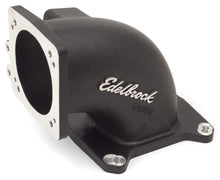 Load image into Gallery viewer, Edelbrock High Flow Intake Elbow 95mm Throttle Body to Square-Bore Flange Black Finish Throttle Bodies Edelbrock