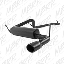Load image into Gallery viewer, MBRP 12 Jeep Wrangler/ Rubicon 3.6L Cat Back Single Rear Exit Black Exhaust Catback MBRP