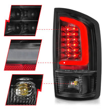Load image into Gallery viewer, ANZO 2002-2006 Dodge Ram 1500 LED Tail Lights w/ Light Bar Black Housing Clear Lens Tail Lights ANZO