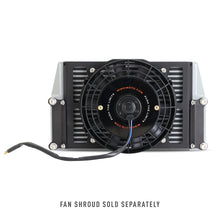 Load image into Gallery viewer, Mishimoto Universal 10in. Heavy-Duty Oil Cooler Fan Shroud - Micro Wrinkle Black Fans & Shrouds Mishimoto