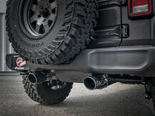 Load image into Gallery viewer, aFe Rebel Series 2.5in 409 SS Cat-Back Exhaust w/ Black Tips 18-19 Jeep Wrangler (JL) V6 3.6L Catback aFe