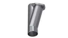 Load image into Gallery viewer, QTP 2.5in Weld-On QTEC Exhaust Cutout Y-Pipe Y Pipes QTP