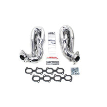 Load image into Gallery viewer, JBA 07-14 Ford GT500 5.4/5.8L 4V 1-5/8in Primary Silver Ctd Cat4Ward Header Headers & Manifolds JBA