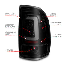 Load image into Gallery viewer, ANZO 1997-2004 Dodge Dakota LED Taillights Black Housing Smoke Lens Pair Tail Lights ANZO