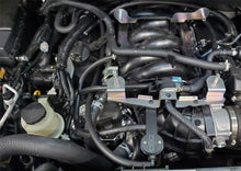 Load image into Gallery viewer, J&L 16-24 Nissan Titan 5.6L Passenger Side Oil Separator 3.0 - Black Anodized Oil Separators J&L