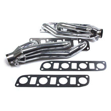 Load image into Gallery viewer, JBA 16-20 Nissan 5.6L VK56VD 1-3/4in Primary Silver Ctd Cat4Ward Header Headers & Manifolds JBA