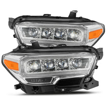 Load image into Gallery viewer, AlphaRex 16-20 Toyota Tacoma NOVA LED Projector Headlights Plank Style Chrome w/Activation Light Headlights AlphaRex
