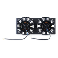 Load image into Gallery viewer, Mishimoto Universal 17in. Heavy-Duty Oil Cooler Fan Shroud - Micro Wrinkle Black Fans & Shrouds Mishimoto