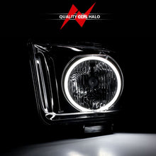 Load image into Gallery viewer, ANZO 2005-2009 Ford Mustang Crystal Headlights w/ Halo Black (CCFL) Headlights ANZO