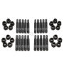 Load image into Gallery viewer, APEX PORSCHE MSI RACING M14X1.5MM WHEEL STUD KIT - BLACK LUG NUTS Wheels Apex Default Title