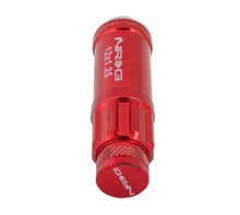 Load image into Gallery viewer, NRG 700 Series M12 X 1.25 Steel Lug Nut w/Dust Cap Cover Set 21 Pc w/Locks & Lock Socket - Red Lug Nuts NRG
