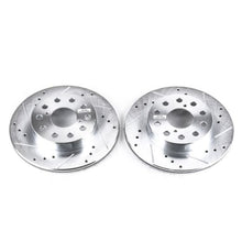 Load image into Gallery viewer, Power Stop 91-95 Toyota MR2 Rear Evolution Drilled & Slotted Rotors - Pair Brake Rotors - Slot & Drilled PowerStop