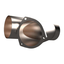 Load image into Gallery viewer, QTP 4in Weld-On QTEC Exhaust Cutout Y-Pipe Y Pipes QTP