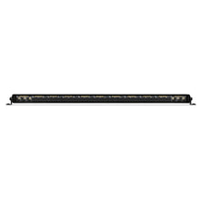 Load image into Gallery viewer, Go Rhino Xplor Blackout Combo Series Sgl Row LED Light Bar w/Amber (Side/Track Mount) 31.5in. - Blk Light Bars & Cubes Go Rhino