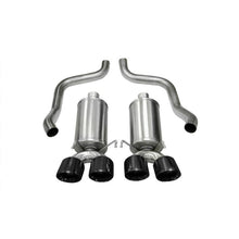 Load image into Gallery viewer, Corsa 2009-2013 Xtreme Axle-Back Exhaust w/Dual Black 3.5in Tips 09-13 Chevrolet Corvette C6 6.2L V8 Axle Back CORSA Performance