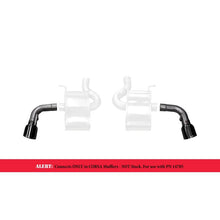 Load image into Gallery viewer, Corsa 2016-24 Chevy Camaro SS 2.75in Inlet / 4.5in Outlet Black PVD Tip Kit (For Corsa ExhaustOnly) Tips CORSA Performance