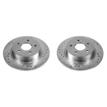 Load image into Gallery viewer, Power Stop 13-18 Ford C-Max Rear Evolution Drilled & Slotted Rotors - Pair Brake Rotors - Slot & Drilled PowerStop