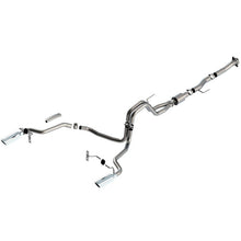 Load image into Gallery viewer, Borla F-150 2021 5.0L 2dr RC SB (122.8 WB) XL/XLT 3/2.25 SRE Cat-Back ATAK Chrome Tips Catback Borla