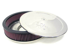 Load image into Gallery viewer, K&N Marine 8in ID x 9in OD x 3in H Round Straight Flame Arrestor Air Filters - Universal Fit K&N Engineering