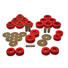 Load image into Gallery viewer, Energy Suspension 92-97 GM Denali XL/Blazer/Yukon XL 4WD Red Body Mount Set Bushing Kits Energy Suspension