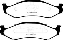 Load image into Gallery viewer, EBC 97-99 Jeep Cherokee 2.5 82mm High Rotors Yellowstuff Front Brake Pads Brake Pads - Performance EBC
