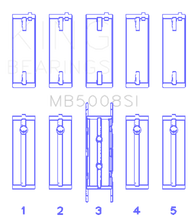 Load image into Gallery viewer, King Performance Ford ZETEC 1.6L/1.8L/2.0L Main Race Bearing Set Bearings King Engine Bearings