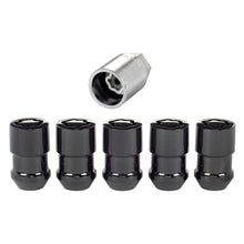 Load image into Gallery viewer, McGard Wheel Lock Nut Set - 5pk. (Cone Seat) M12X1.5 / 3/4 Hex / 1.46in. Length - Black Lug Nuts McGard