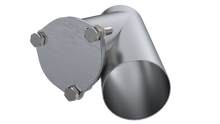 Load image into Gallery viewer, QTP 4in Weld-On QTEC Exhaust Cutout Y-Pipe Y Pipes QTP