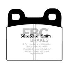 Load image into Gallery viewer, EBC 64-69 Porsche 911 2.0 (M Caliper) (Solid front rotor) Bluestuff Rear Brake Pads Brake Pads - Racing EBC