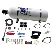 Load image into Gallery viewer, Nitrous Express GM LS 78mm 3-Bolt Nitrous Plate Kit (50-350HP) w/15lb Bottle Nitrous Systems Nitrous Express