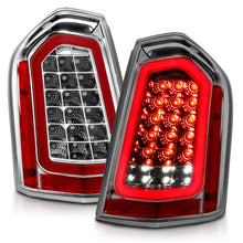 Load image into Gallery viewer, ANZO 11-14 Chrysler 300 LED Taillights Chrome w/ Sequential Tail Lights ANZO