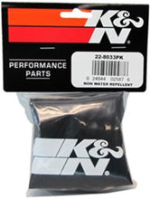 Load image into Gallery viewer, K&N Precharger Tapered Air Filter Wrap Black 6in Height / 6in Diameter Pre-Filters K&N Engineering
