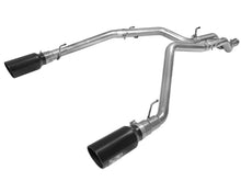 Load image into Gallery viewer, aFe MACHForce XP DPF-Back Exhaust 3in SS w/ 6in Black Tips 2014 Dodge Ram 1500 V6 3.0L EcoDiesel DPF Back aFe
