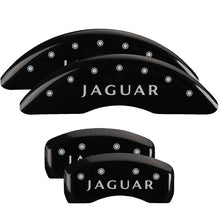 Load image into Gallery viewer, MGP 4 Caliper Covers Engraved Front Acura Rear MDX Black Finish Silver Char 2017 Acura MDX Caliper Covers MGP