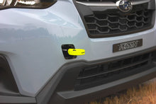 Load image into Gallery viewer, Perrin 2022 Subaru WRX / 18-21 Crosstrek / 14-21 Forester Tow Hook Kit (Front) - Neon Yellow Tow Hooks Perrin Performance