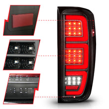 Load image into Gallery viewer, Anzo 19-23 GMC Sierra 1500/2500HD/3500HD Black Replacement Full LED Bar Tail Light Tail Lights ANZO