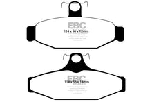Load image into Gallery viewer, EBC 90-00 Aston Martin Vantage 5.3 (Twin Supercharged)(AP) Redstuff Rear Brake Pads Brake Pads - Performance EBC