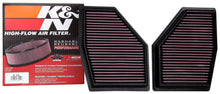 Load image into Gallery viewer, K&N 2020 BMW M550i 4.4L V8 Replacement Air Filter (2 Per Box) Air Filters - Drop In K&N Engineering