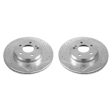 Load image into Gallery viewer, Power Stop 12-16 Mercedes-Benz C250 Rear Evolution Drilled & Slotted Rotors - Pair Brake Rotors - Slot & Drilled PowerStop