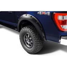 Load image into Gallery viewer, Bushwacker 2021 Ford F-150 (Excl. Lightning) Pocket Style Flares 4pc - Black Fender Flares Bushwacker