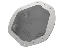 Load image into Gallery viewer, aFe Street Series Rear Differential Cover Raw w/ Machined Fins 01-18 GM Diesel Trucks V8-6.6L (td) Diff Covers aFe